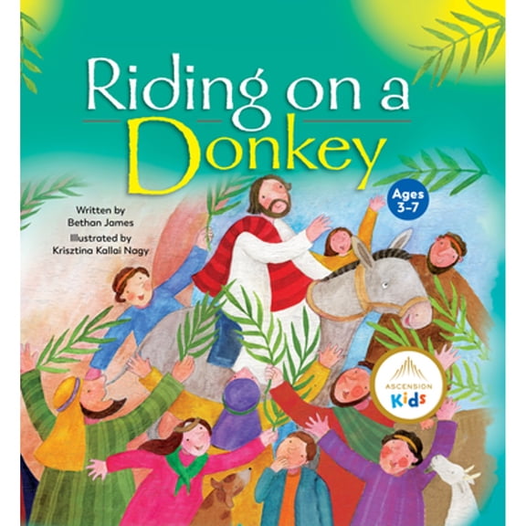 Pre-Owned Riding on a Donkey (Board Book) 9781950784615