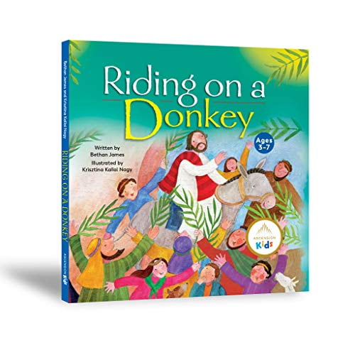 Pre-Owned Riding on a Donkey (Board Book) 9781950784615