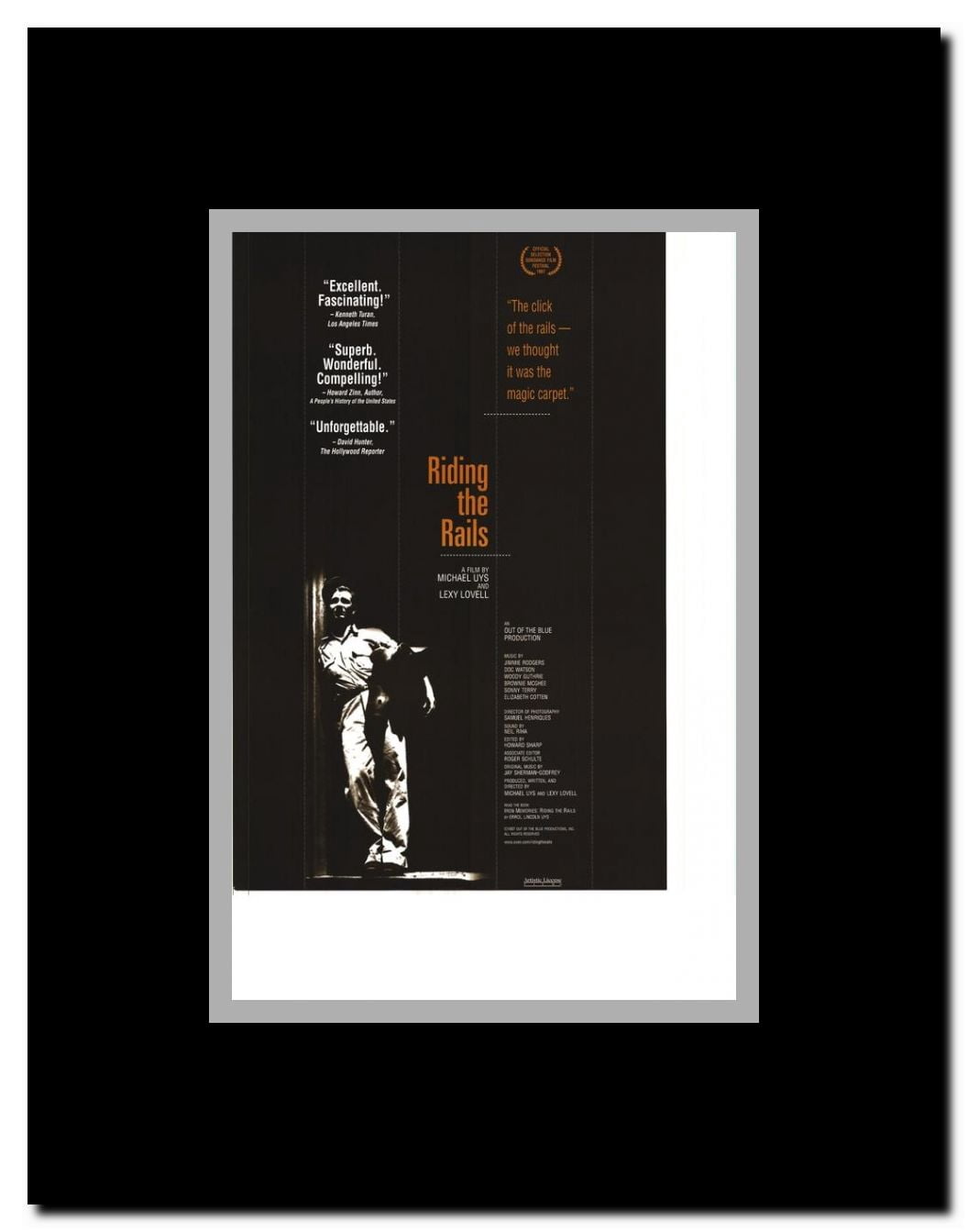 Riding the Rails Framed Movie Poster