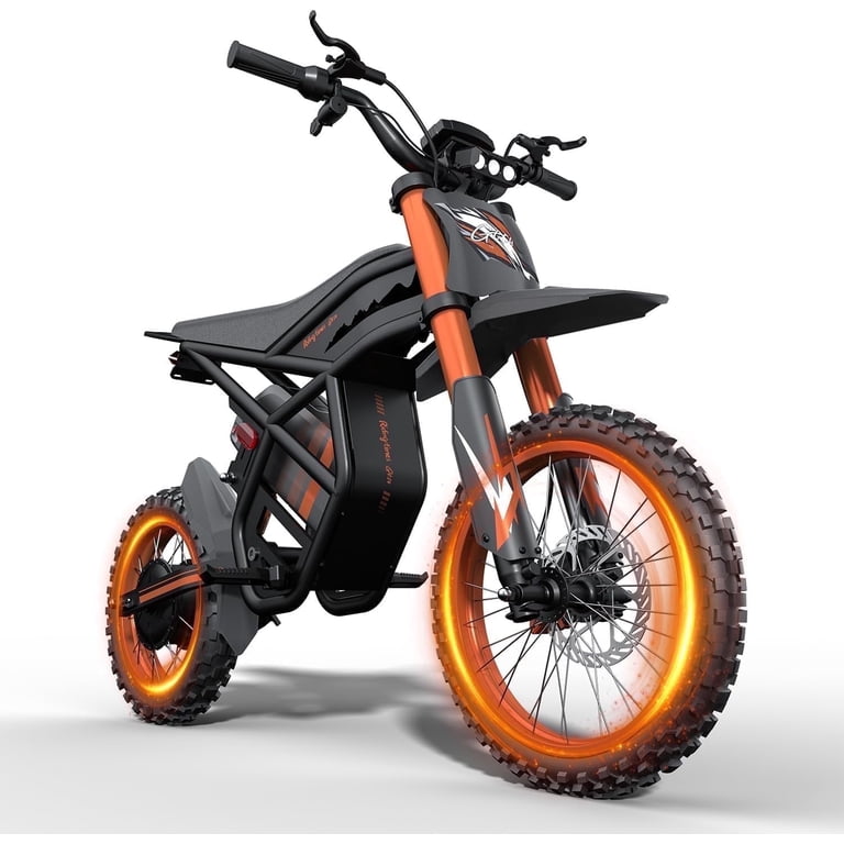 Riding'times GT54 Electric Dirt Bike for Teens, 2000W Motor, 40MPH