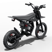 Ridingtimes GT54 PRO Electric Dirt Bike for Teens Adults,60V 25AH 40MPH Ebike with 14"/12" Motorcycle Tire,3000W Dual Hydraulic Brakes Mountain Off-Road Dirtbike