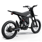 Ridingtimes GT73 Electric Dirt Bike for Adults,2400W Peak Motor,48V 36.4Ah Removable Batteries,Up to 37 MPH,85 Miles Max Range,25" All-Terrain Tires,UL 2849