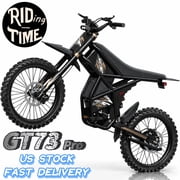 Ridingtimes GT73 PRO Electric Dirt Bike for Adults,60V 36Ah Dual Batteries,3000W Peak Motor,Up to 50 MPH,85 Miles Max Range,25" Tires