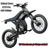 Riding’times GT73 Pro Electric Bike,3000W Dual Motor,338NM electric motorcycle for adult,60V 36Ah Battery 25"×3" Tires Hydraulic Brakes UL2849