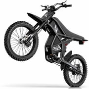 RidingTimes GT73 30+MPH Electric Dirt Bike for Adults, 2400W 36Ah Battery, 25" Off-Road Fat Tire, 48V Dirt Bike with Hydraulic Brakes, UL2849