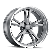 Ridler 606 20X8.5 5X127 0Et 83.82Cb Grey W/Machined Lip