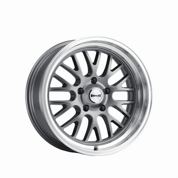 Ridler 607 20X8.5 5X127 0Et 83.82Cb Grey W/Machined Lip