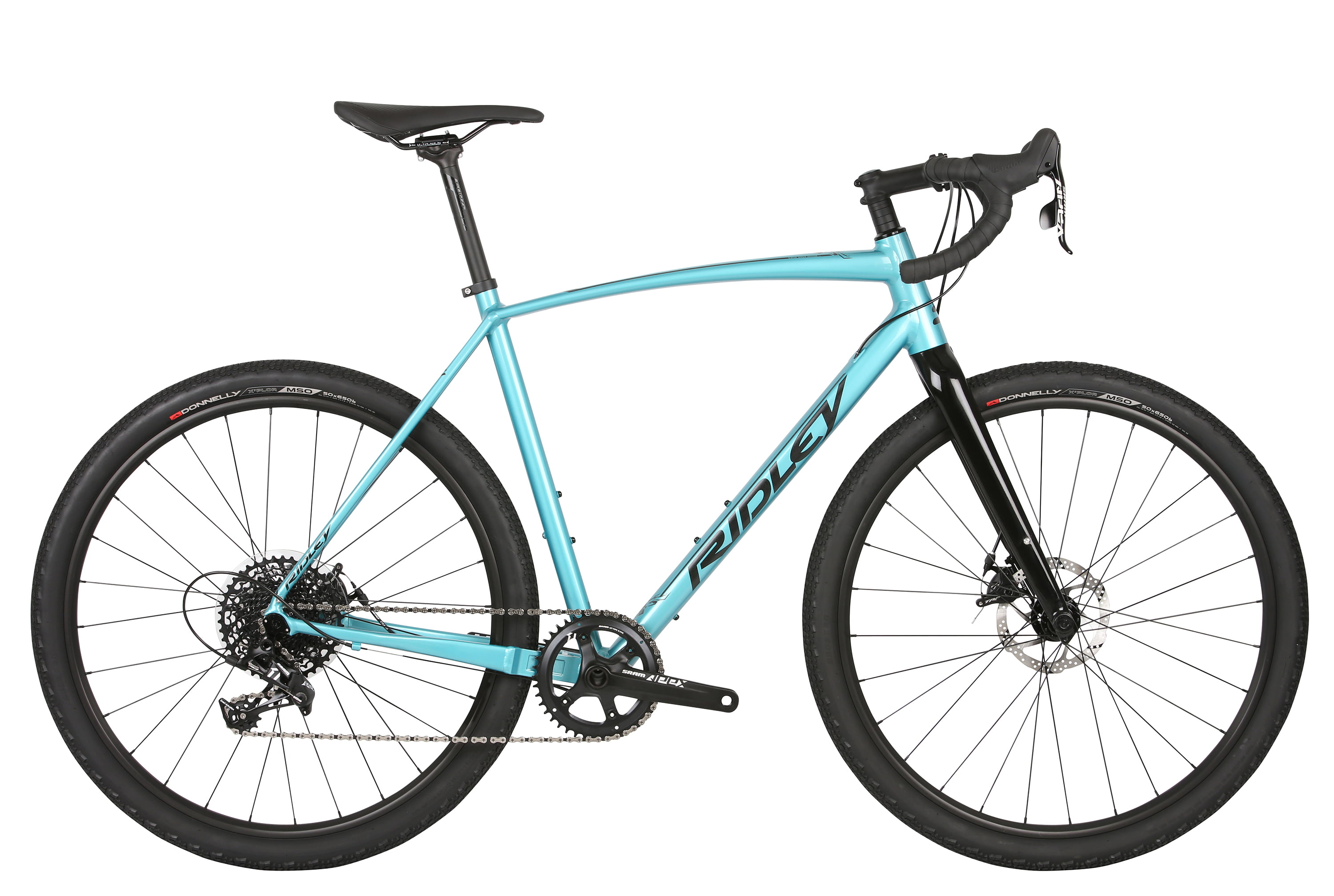 Ridley X-Trail Gravel Bicycle - Alloy Frame with 650b Wheels and SRAM Apex 1 Groupset / Size M, Turquoise