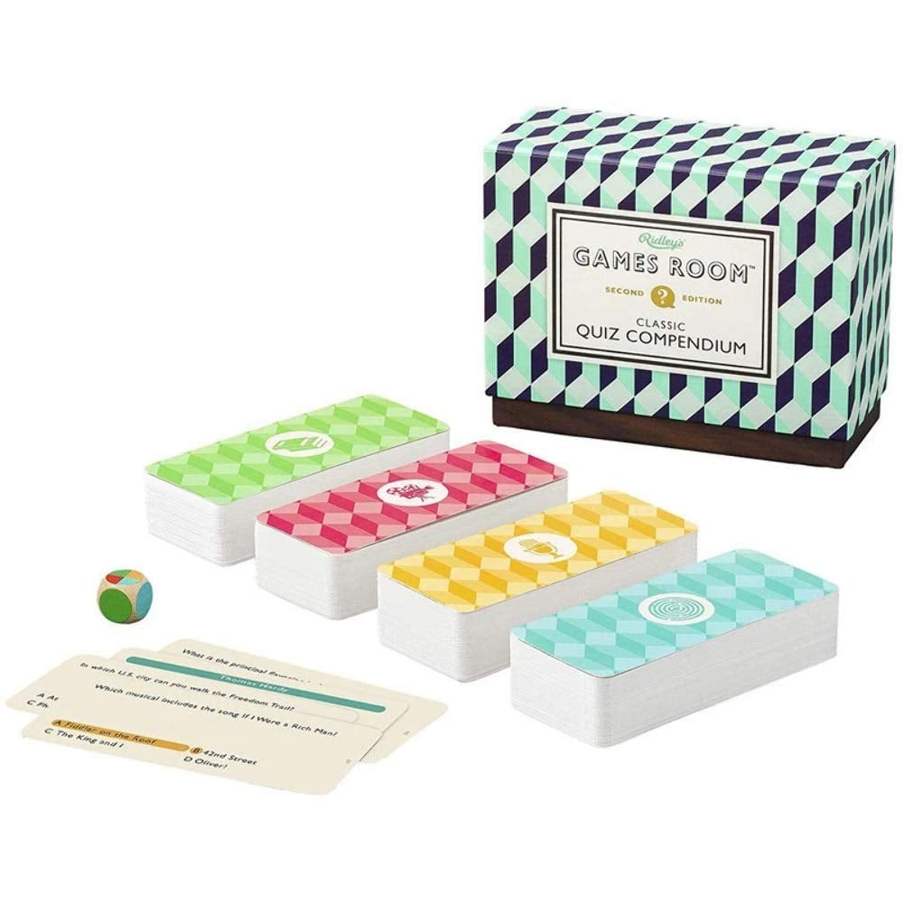 Ridley’s Classic Quiz Compendium After Dinner Trivia Game for 2