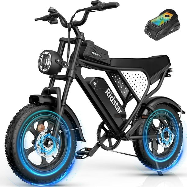 Ridstar Electric Bike for Adults Q20,48V 20AH,750W 20MPH E