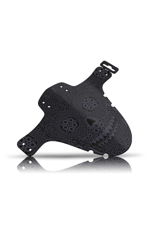 Rie:Sel Design schlamm:PE Standard Sized Front Bicycle Fender - Los Muertos - FE-S056