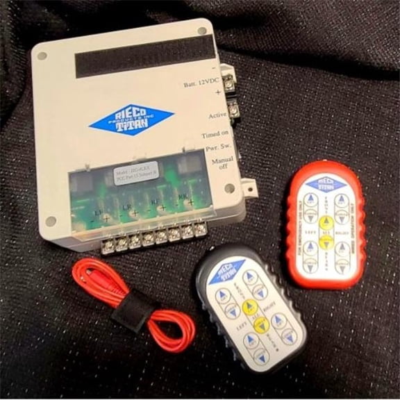 Rieco-Titan 36255 Receiver & Transmitters Matched Camper Jack Power Conversion Set