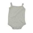 thumbnail image 1 of Riecok Baby Infant Toddler Ribbed Sleeveless Bodysuit Jumpsuit Unisex Solid Color Summer Suspender 0-24 Months Gray 3 M, 1 of 5