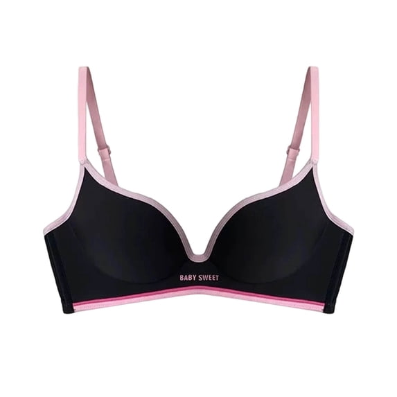 Riecok Balconette Bras for Women Plus Size Seamless Bras with Support Push up Convertible Straps Workout Yoga Bras