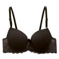 thumbnail image 1 of Riecok Balconette Bras for Women Plus Size Seamless Bras with Support Push up Everyday Underwire Bras, 1 of 3