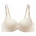 thumbnail image 1 of Riecok Balconette Bras for Women Plus Size Seamless Bras with Support Push up Everyday Underwire Bras, 1 of 3