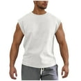 thumbnail image 1 of Riecok Basic Tank Tops for Men Summer Crewneck Sleeveless Cami Shirt Solid Lightweight Tops Workout Clothes, 1 of 7