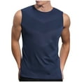 thumbnail image 1 of Riecok Basic Tank Tops for Men Summer Crewneck Sleeveless Cami Shirt Solid Lightweight Tops Workout Clothes, 1 of 5
