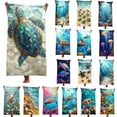 thumbnail image 1 of Riecok Beach Towels Beach Summer Oversized Microfiber Beach Towel Bath Towels Multicolor, 1 of 10