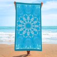 thumbnail image 1 of Riecok Bohemian Beach Towel Fashion Party Beach Towels Ultra Soft Beach Towels Summer Comfortable Blue Free Size, 1 of 3