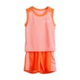 thumbnail image 1 of Riecok Boys Sports Tracksuit Quick Drying Tank Tops Shorts Mesh 2 Piece Short Sets Football Training Uniform, 1 of 8