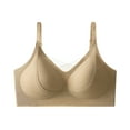 thumbnail image 1 of Riecok Bras for Older Women Plus Size Seamless Wireless Breathable Bras with Support Push up Stretch Comfortable Activewear Bras, 1 of 4