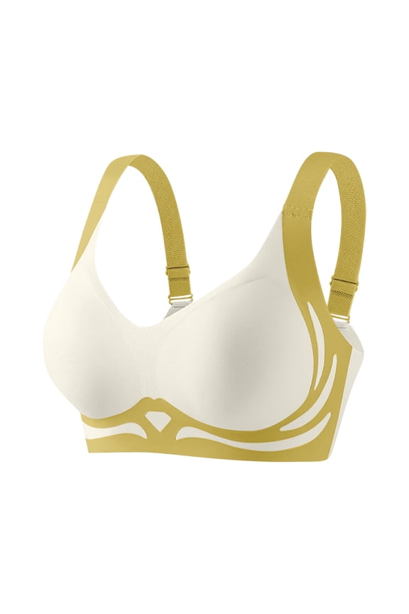 Breathable Anti Sagging Breasts Bra Plus Size Anti Sagging Breasts Wireless Bras with Support Push up Bras