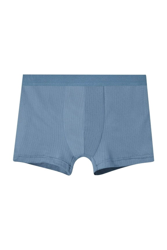 Briefs for Men Mid-Rise Stretch Breathable Fashion Soft Athletic Underpants Light Blue XXXL