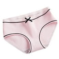 thumbnail image 1 of Riecok Briefs for Women High Waist Stretch Plus Size Breathable Soft Comfortable Briefs Pink XL, 1 of 3