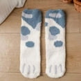 thumbnail image 1 of Riecok Cute Socks for Women Thick Thermal Cushioned Crew Socks Mid Calf Stretched Microfiber Plush Sleeping Socks for Everyday Wear, 1 of 3