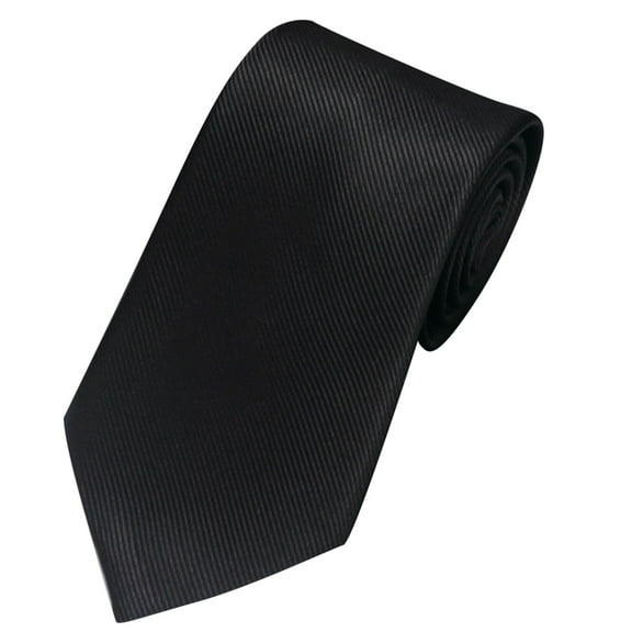 Riecok Dress Ties for Men Solid Color Classic Woven Formal Men Bowtie Party Wedding Neckwear Black Free Size