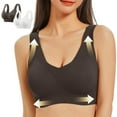 thumbnail image 1 of Riecok Everyday Bras for Women Seamless 2 Pack Wireless Bras Plus Size Push Up Bras Breathable Comfortable Bras, 1 of 1