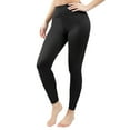 thumbnail image 1 of Riecok Fleece Lined Leggings for Women Stretchy High Waisted Pants Thermal Warm Waist Shaping Fall Leggings Gym Yoga Pants, 1 of 8