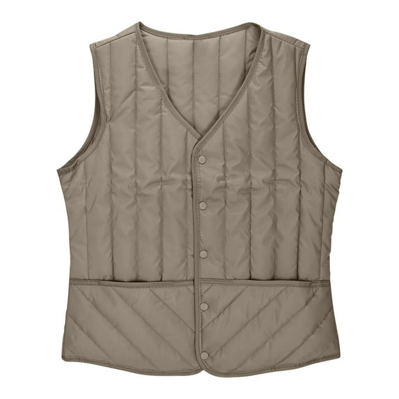 Riecok Fleece Vest for Women Crweneck Sleeveless Jackets Zip up Coats with Pockets Casual Cozy Outerwear
