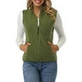 thumbnail image 1 of Riecok Fleece Vest for Women Plus Size Sleeveless Jackets Fleece Zip up Coats with Pockets Casual Outerwear, 1 of 5