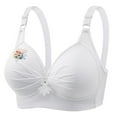 thumbnail image 1 of Riecok Full Coverage Bras for Women Stretch Wireless Bras Plus Size Push Up Bras Breathable Comfortable Bras, 1 of 4