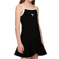 thumbnail image 1 of Riecok Girls Tennis Dress Summer Crewneck Sleeveless Ruffle Spaghetti Strap Mini Dresses Solid Vacation Clothes, 1 of 8