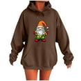 thumbnail image 1 of Riecok Hoodies for Women Christmas Long Sleeve Hooded Sweatshirts Pullover Tops with Pocket Casual Fall Clothes, 1 of 4
