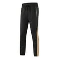 thumbnail image 1 of Riecok Joggers for Men Drawstring Elastic Waist Baggy Pants Solid Casual Lightweight Trousers Black M, 1 of 7