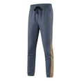 thumbnail image 1 of Riecok Joggers for Men Drawstring Elastic Waist Baggy Pants Solid Casual Lightweight Trousers Blue 3XL, 1 of 4