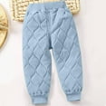 thumbnail image 1 of Riecok Kids Girls Boys Snow Pants Stretch Elastic Waist with Pockets Solid Color Casual Trackpants Blue 9 Years, 1 of 7