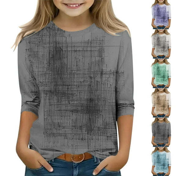 Riecok Kids Short Sleeve Blouses Collared Neck Shirt Kids Clothes Toddler Kids Boy 2025 Comfortable Loose Trendy Clothes Blouses Top Summer 110 Purple