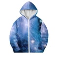 thumbnail image 1 of Riecok Kids Zip up Jacket with Pocket Long Sleeve Zip up Cute Print Fashion Casual Outwear Navy 7 Years, 1 of 5
