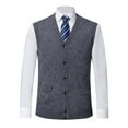 thumbnail image 1 of Riecok Knitted Vest for Men Sleeveless Jackets Knitted Button down Coats Casual Soft Comfortable Outerwear, 1 of 5