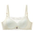 thumbnail image 1 of Riecok Lace Bras for Women Seamless Wireless Bras Plus Size Push Up Bras Everyday Comfortable Bras, 1 of 2