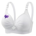 thumbnail image 1 of Riecok Lace Bras for Women Stretch Wireless Bras Plus Size Push Up Bras Breathable Comfortable Bras, 1 of 1