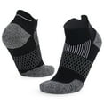 thumbnail image 1 of Riecok Mens Athletic Socks Lightweight Cushioned Crew Ankle Socks Short Low Cut Stretched Comfortable Sport Socks for Travel Hiking and Running, 1 of 2