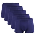 thumbnail image 1 of Riecok Mens Briefs Underwear Pack Mid-Rise Stretch Breathable Fashion Soft Athletic Underpants 5PC Blue L, 1 of 4