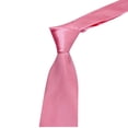thumbnail image 1 of Riecok Mens Business Tie Solid Color Classic Woven Formal Men Bowtie Party Wedding Neckwear Pink Free Size, 1 of 3