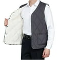 thumbnail image 1 of Riecok Mens Lightweight Vests V Neck Sleeveless Jackets Fleece Button down Coats with Pockets Casual Trendy Outerwear, 1 of 6
